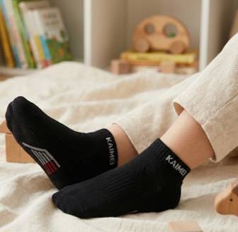 [Kaimei Cotton] 12 pairs set at special price  Random and excellent, Kaimei exclusive, MIT made in Taiwan, pure cotton comfortable children's socks, functional design, 18-23cm, , large