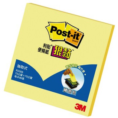 3M 狠黏 R330S 抽取式補充包黃