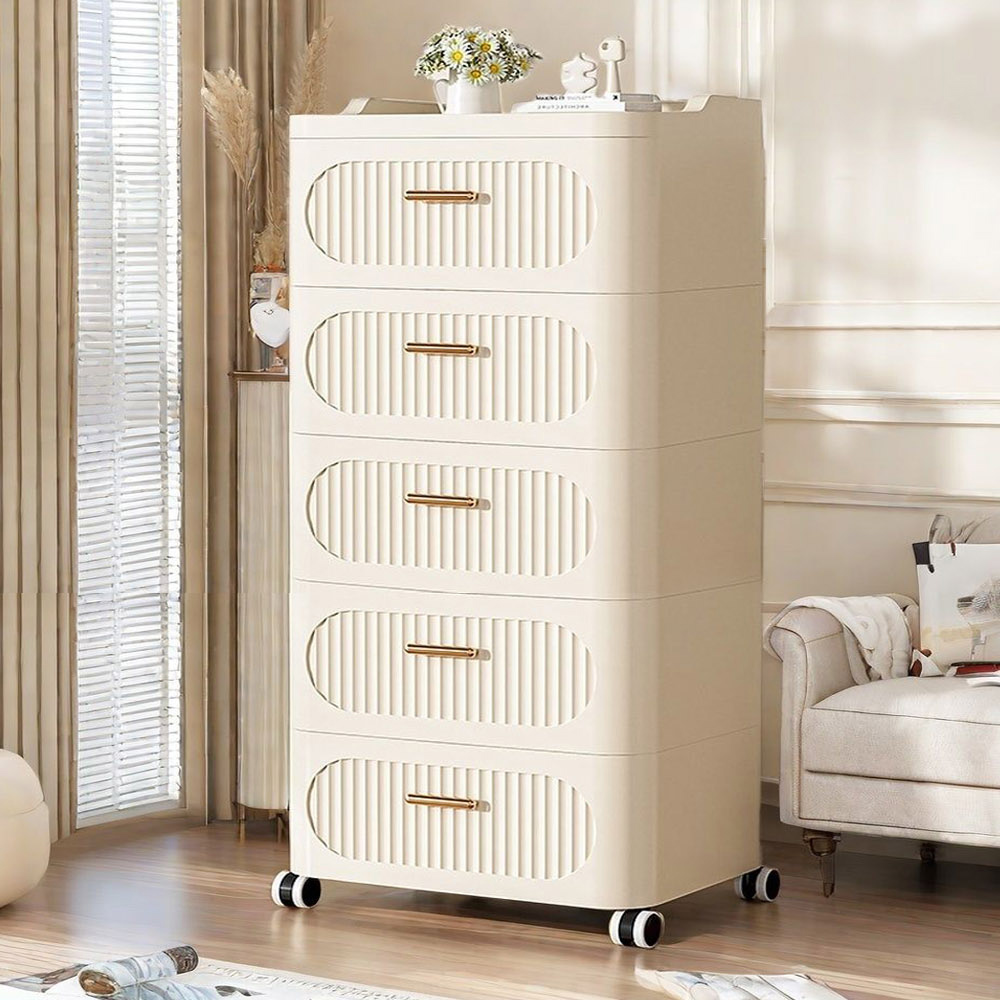 【AOTTO】輕奢法式42面寬五層抽屜收納櫃(AC-043), , large