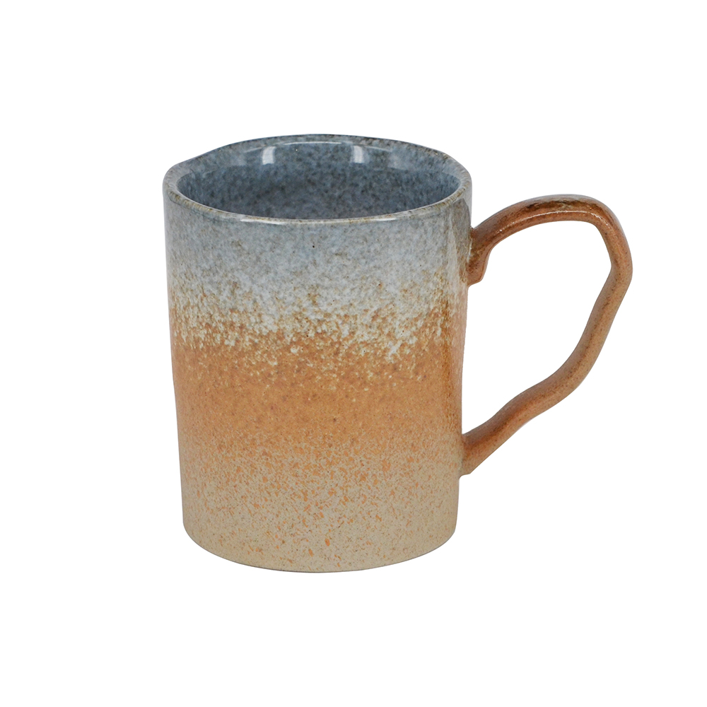 Japanese Style Contrast Glaze Ceramic Cup, , large