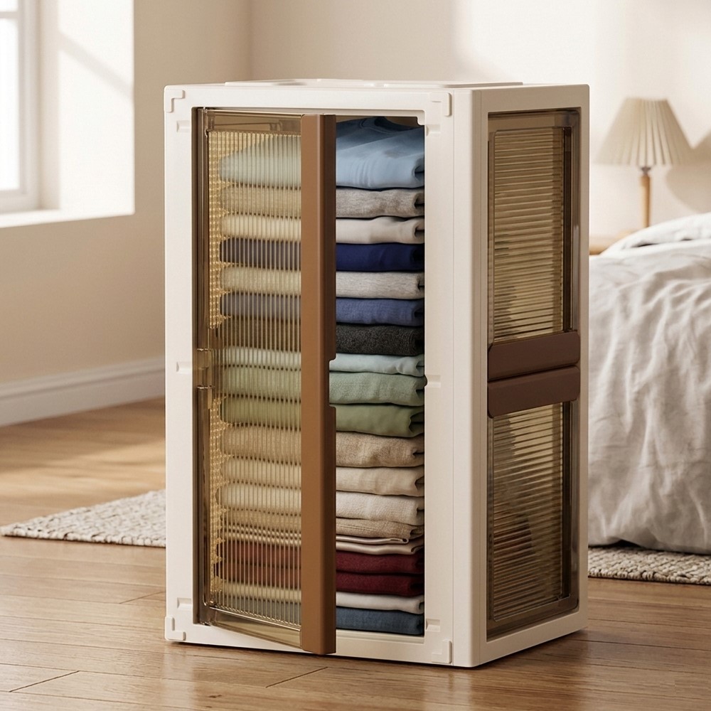 【AOTTO】150L多門雙開大容量折疊收納箱(AL-016), , large