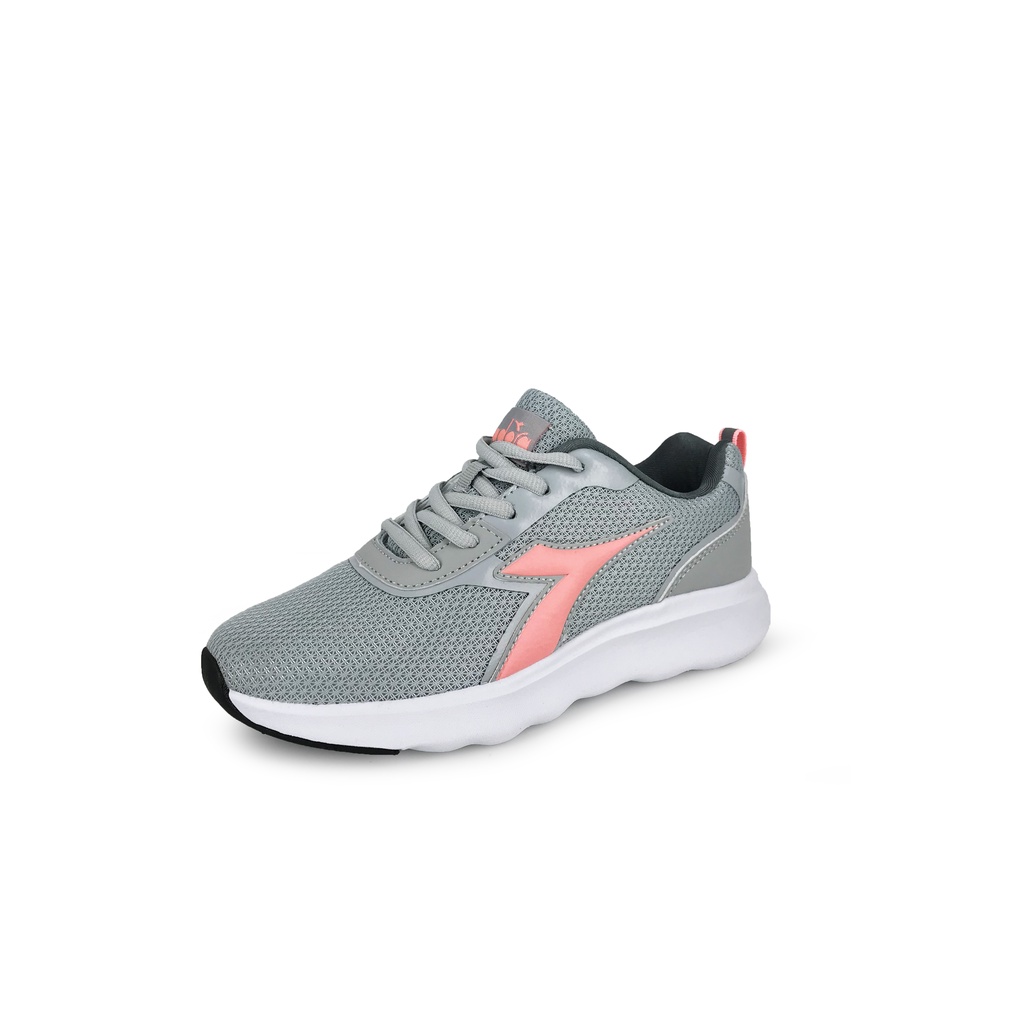 DIADORA迪亞多那 時尚運動女鞋 女運動鞋 慢跑鞋 吸震 回彈 厚底 輕量 透氣 減壓 彈力 棉鞋墊 止滑 黑 灰, , large