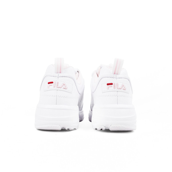 Kixpress-Fila Distracer Heart 女 休閒鞋 經典 復古 厚底 老爹鞋 愛心 白粉 [5-C112Y-128], , large