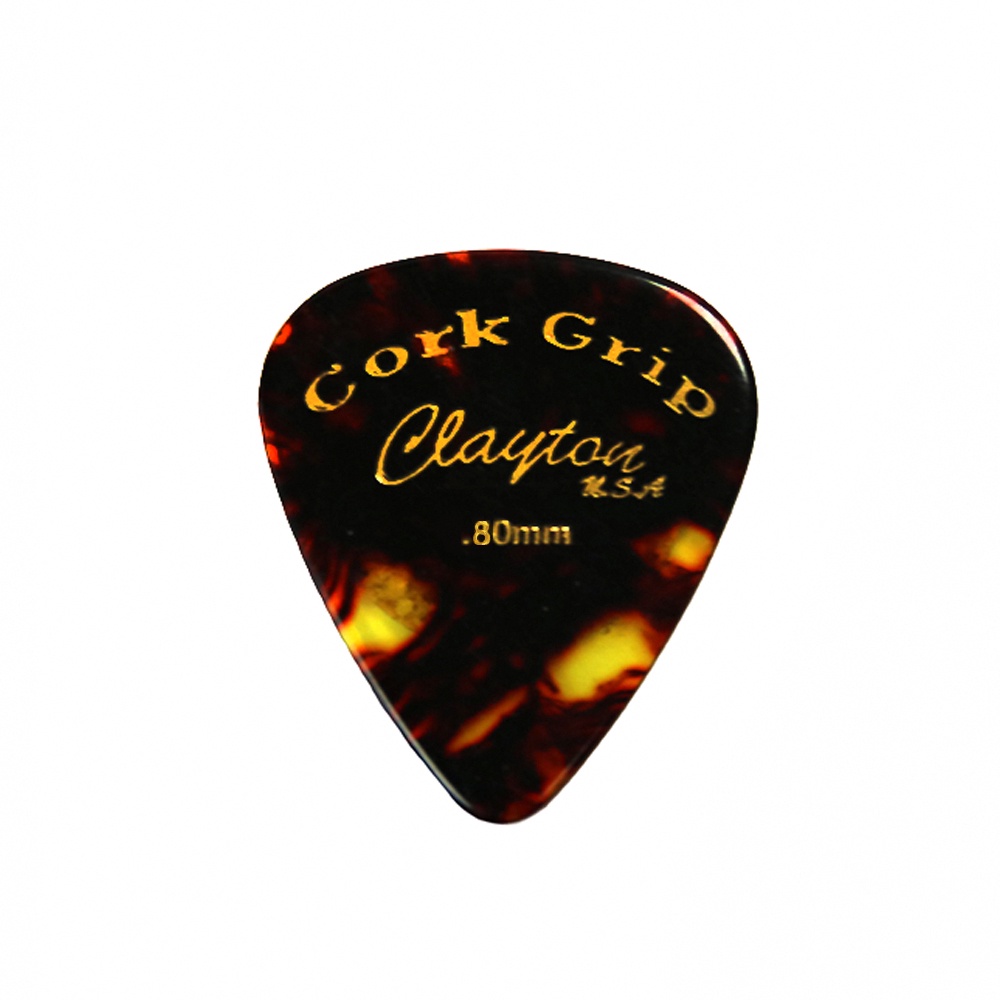 Clayton Cork Grip Picks 吉他彈片 0.80mm 1.00mm (三片、十片組)【敦煌樂器】, , large