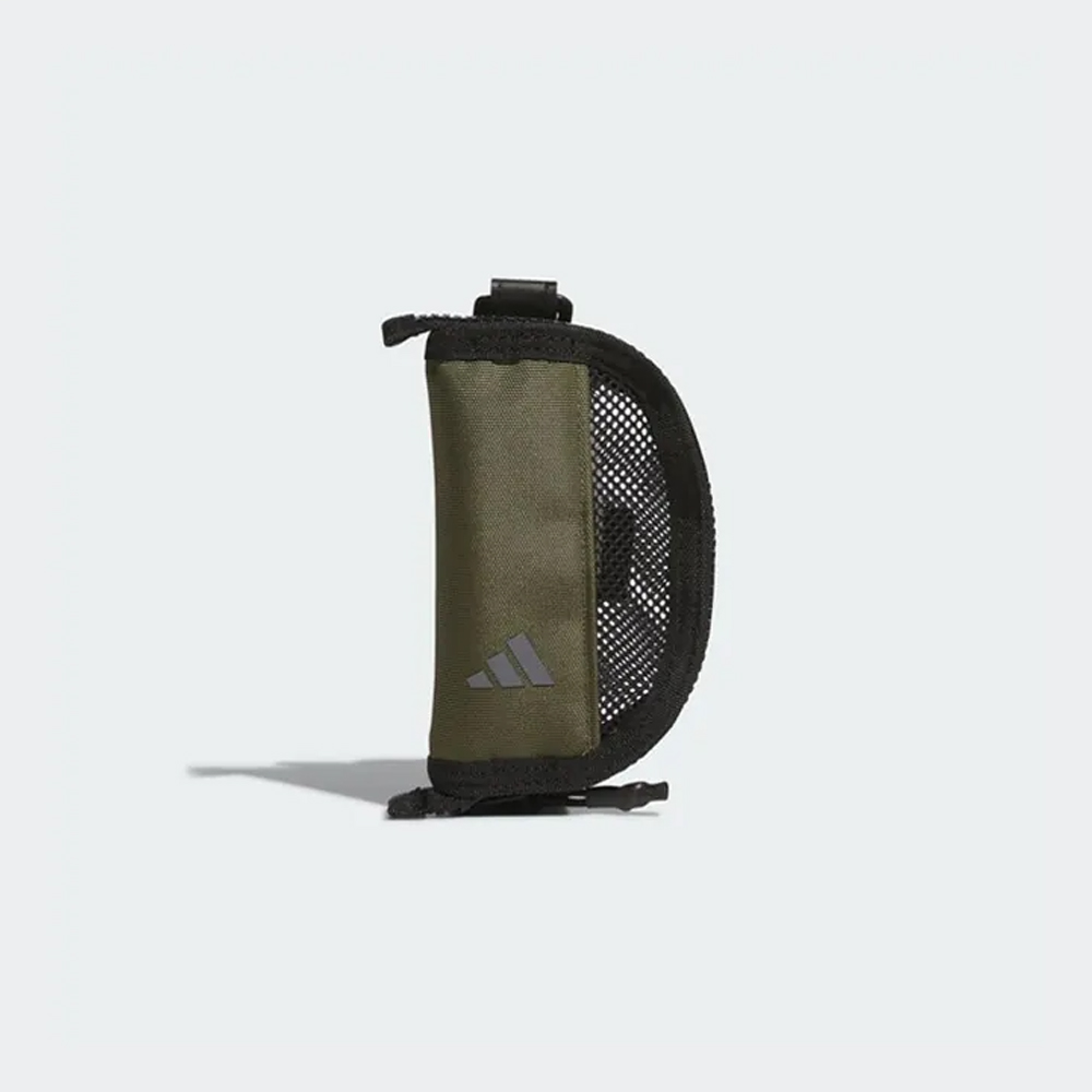 Adidas 高爾夫置球包 D型扣環小球袋 橄欖綠, , large