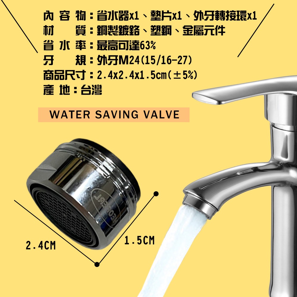 GS MALL 台灣製造 Neoperl 四分氣泡式出水省水閥 2003 水龍頭 外牙型 省水器 節水器 水波器 過濾器, , large