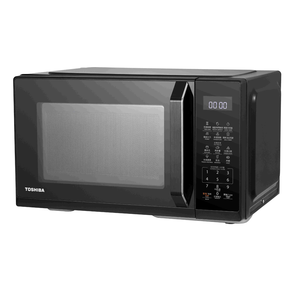 TOSHIBA 東芝 25L微電腦燒烤微波爐 MW3-EG25PT(BK), , large