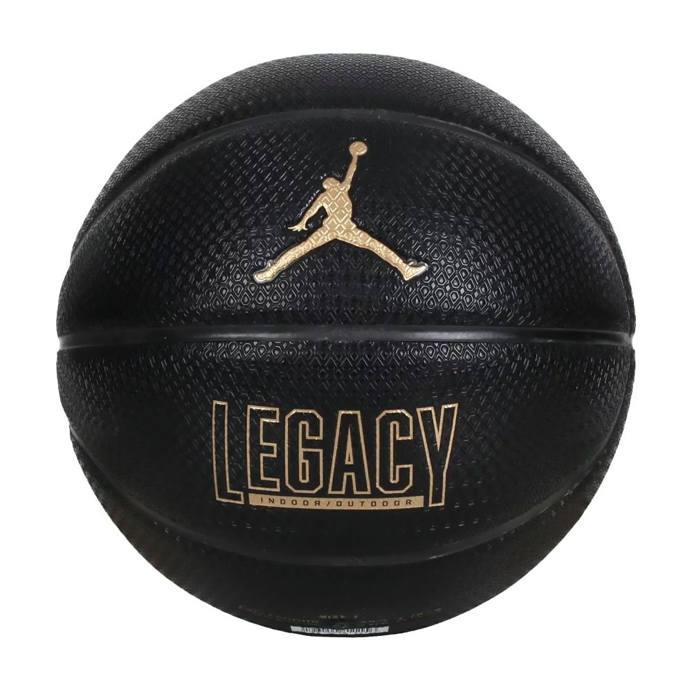 NIKE JORDAN LEGACY 2.0 8P 籃球 7號球 比賽 訓練 室內 室外 排汗 耐磨 橡膠 深溝 黑金, , large