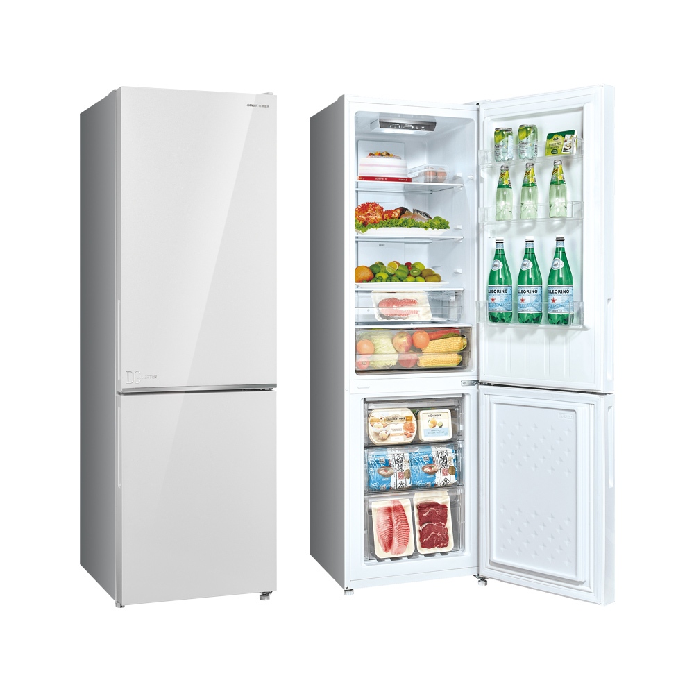 SANLUX 250L Inverter Double Door Refrigerator SR-V250BF, , large