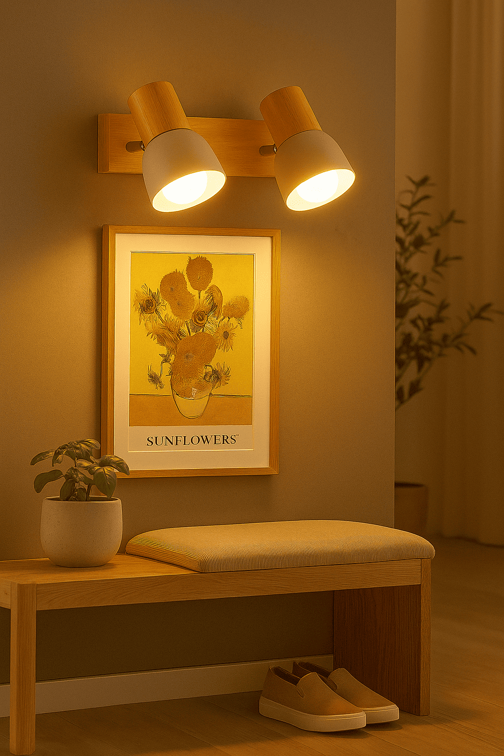 Albert Twin Light Wall Lamp