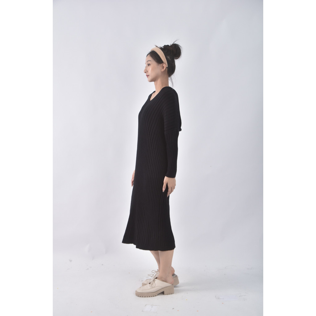(XL) 連帽黑色洋裝二手衣, , large