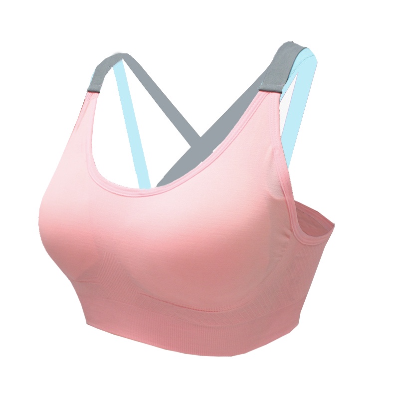 【AREXSPORT】AS-7360 運動內衣 瑜珈內衣 健身內衣 少女內衣 撞色後交叉運動內衣（可抽胸墊）學生內衣, , large