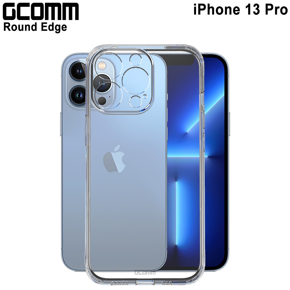 GCOMM iPhone 13 Pro 清透圓角防滑邊保護套 Round Edge, , large