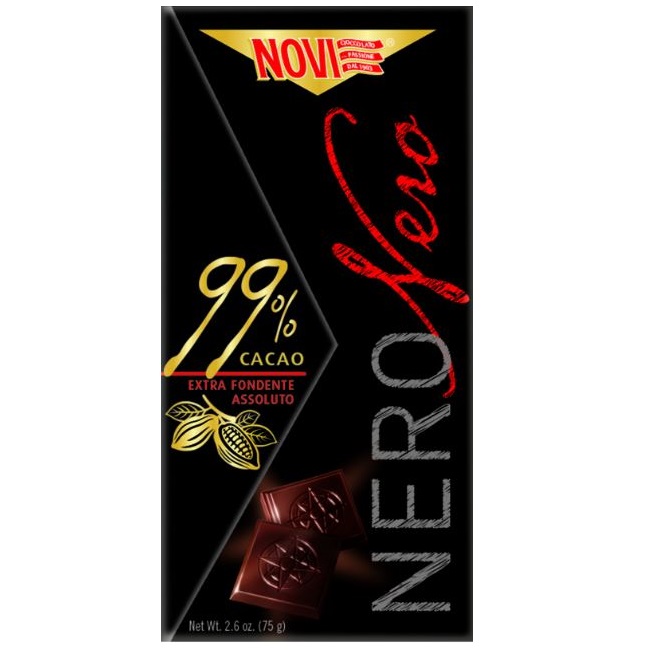 義大利Novi極致黑巧克力99%-75g