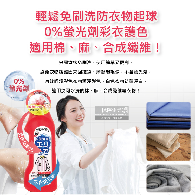 [日日好物]日本LION獅王-NANOX海綿擦頭衣物局部去汙酵素清潔劑250g/紅瓶(免刷洗衣領袖口祛黃洗滌劑,皮脂髒汙去漬衣領精,衣服漂白消臭預潔劑), , large