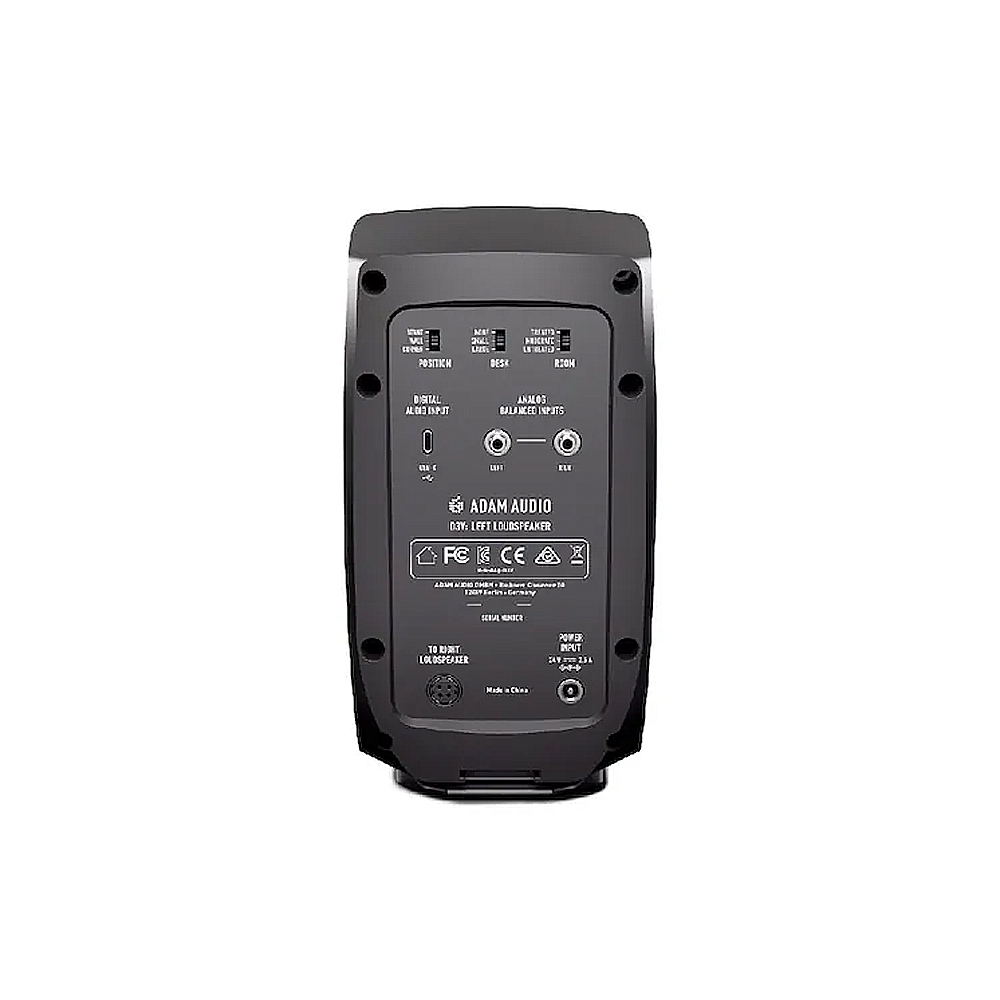 ADAM D3V 3.5 吋監聽喇叭(一對) 黑【敦煌樂器】, , large