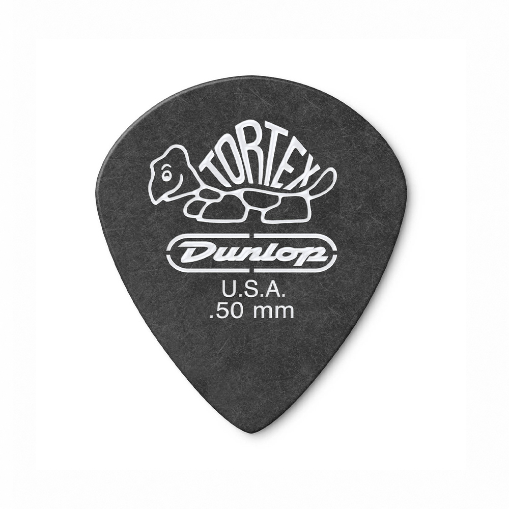 Jim Dunlop Tortex Pitch Black Jazz lll 482R 0.50mm Pick, , large