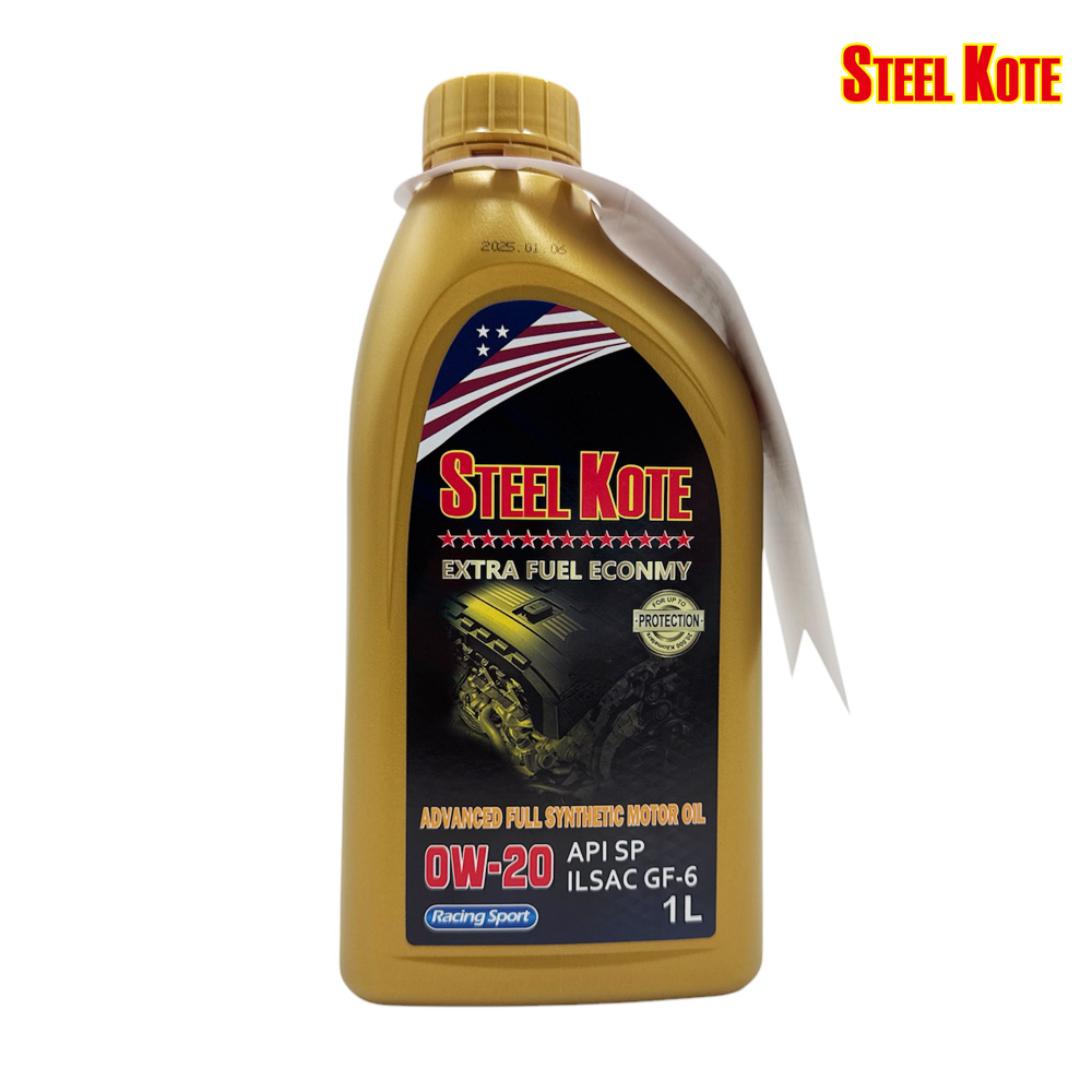 【STEEL KOTE 史帝波特】史帝波特0W20全合成機油-四入組(0W20 車用機油), , large