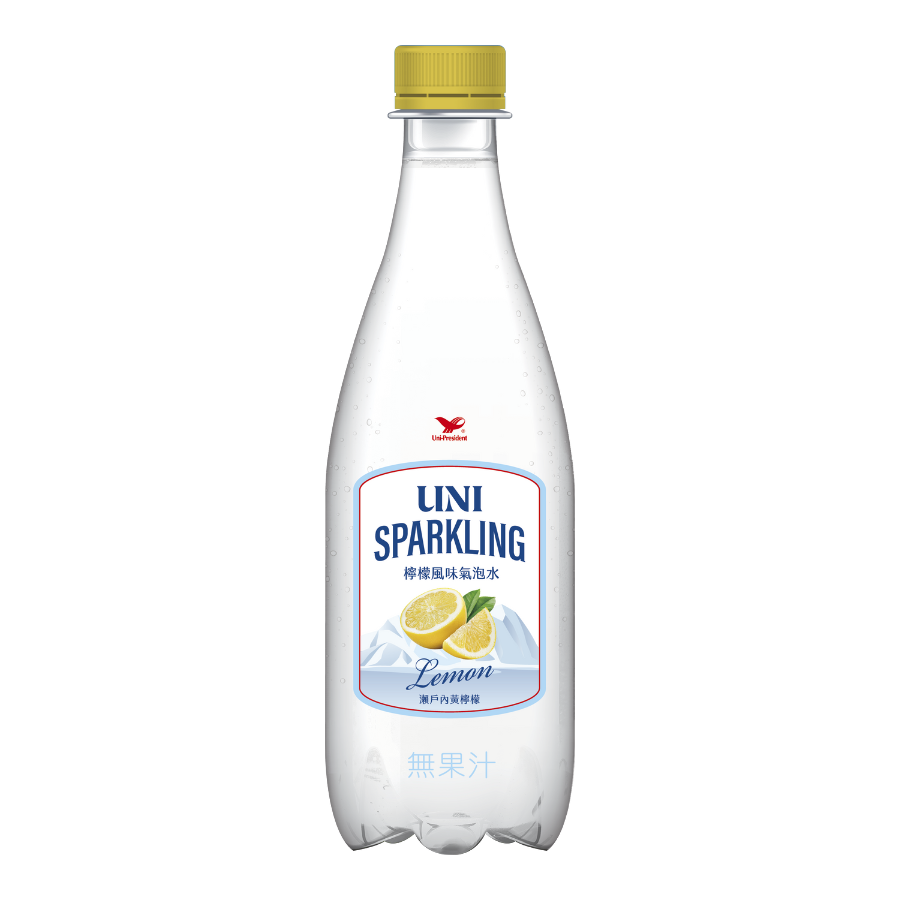 UNI Lemon Flavored Sparkling Water, , large