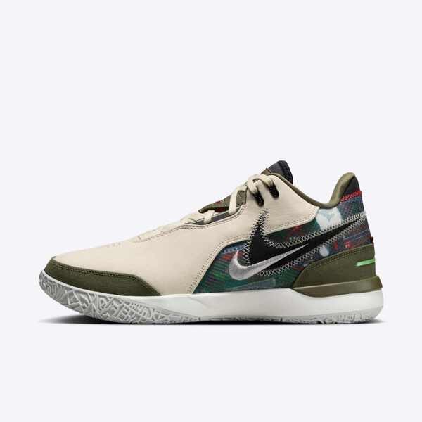 [Kixpress] Nike Zoom LBJ NXXT GEN AMPD FAZE EP 男 籃球鞋 緩震 米綠 [HF0716-200], , large