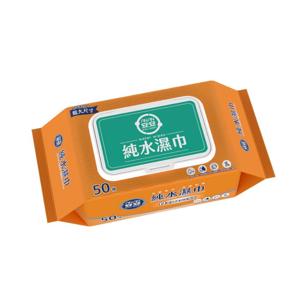 [安安]純水濕巾(50抽x24包)