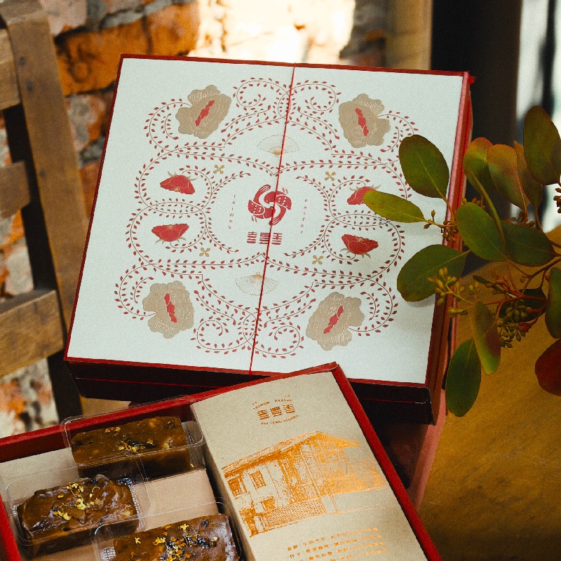 [喜豐香1985] 2026新年『富貴小方糕』高粱酒漬桂圓 核桃甜糯糕, , large