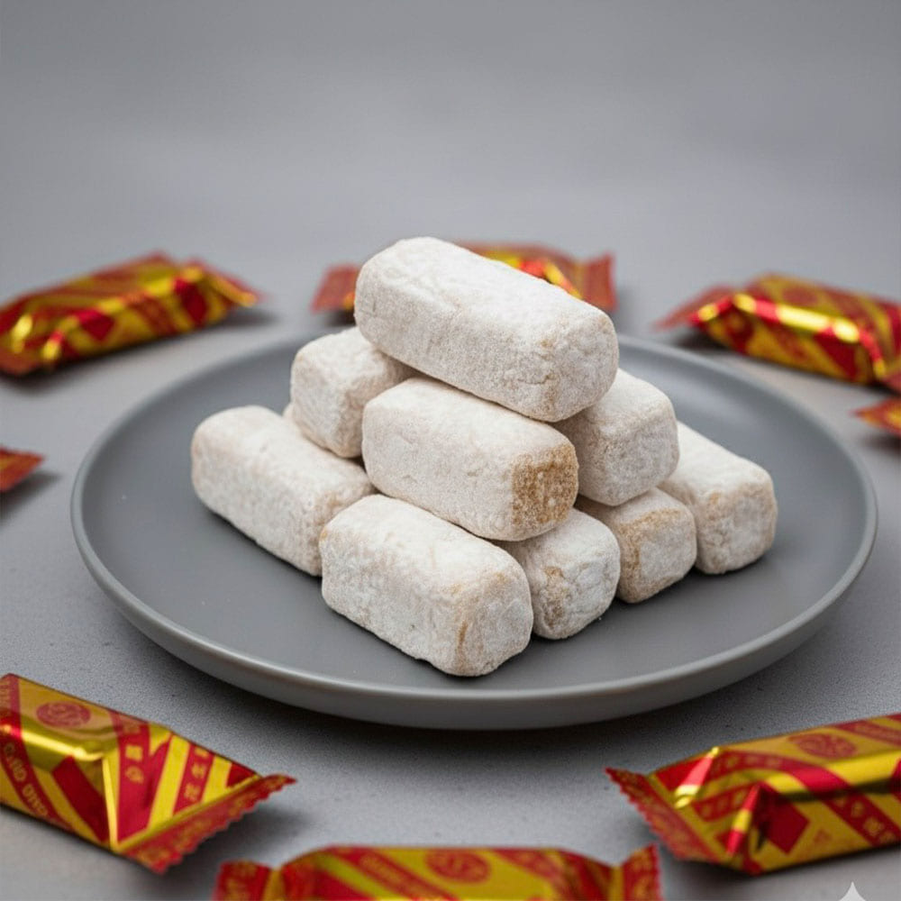 Doll candy, black sesame candy, , large