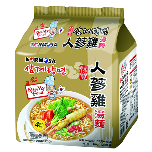 KORMOSA人蔘雞湯麵(包)110g, , large