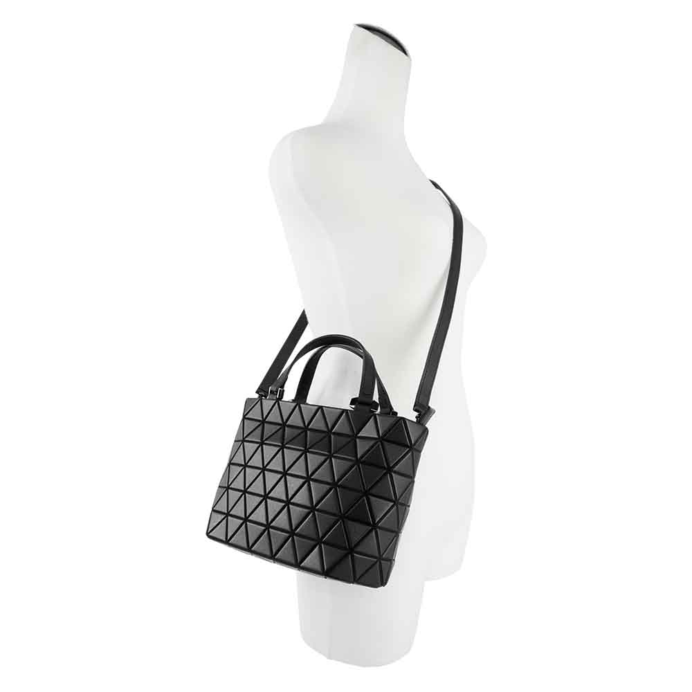 ISSEY MIYAKE Bao Bao Crystal Matte 霧面迷你手提/斜背包(黑色), , large