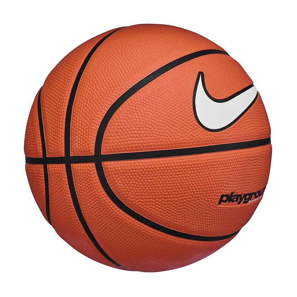 NIKE EVERYDAY PLAYGROUND 8P 7號球 籃球 比賽 訓練 運動 戶外 耐磨 控球精準 黑綠 琥珀, 琥珀*新款, large