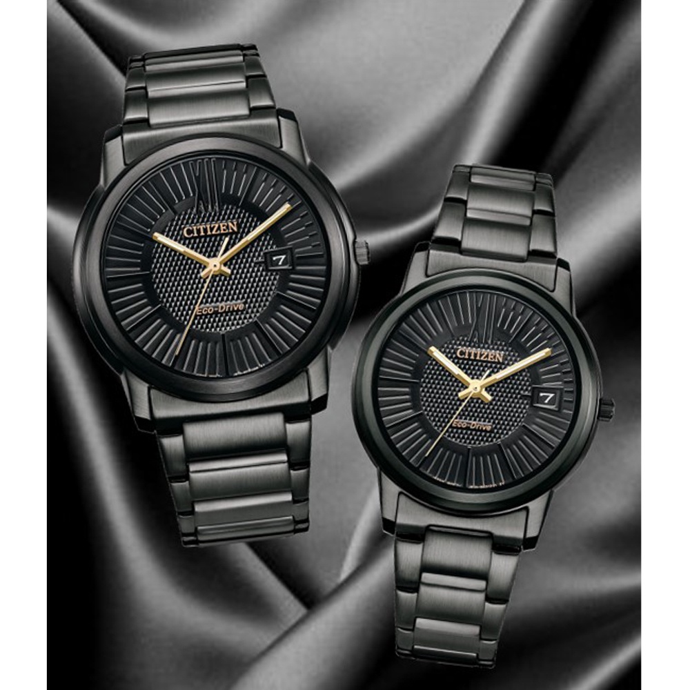 CITIZEN 星辰 光動能簡約大三針手錶-42mm AW1217-83E, , large