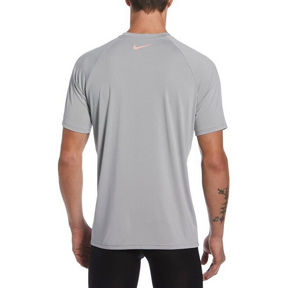 NIKE SCRIPT LOGO 成人男性短袖防曬衣 戶外 運動 吸汗 乾爽 透氣 灰 白 藍 XS/S/M/L/XL, , large