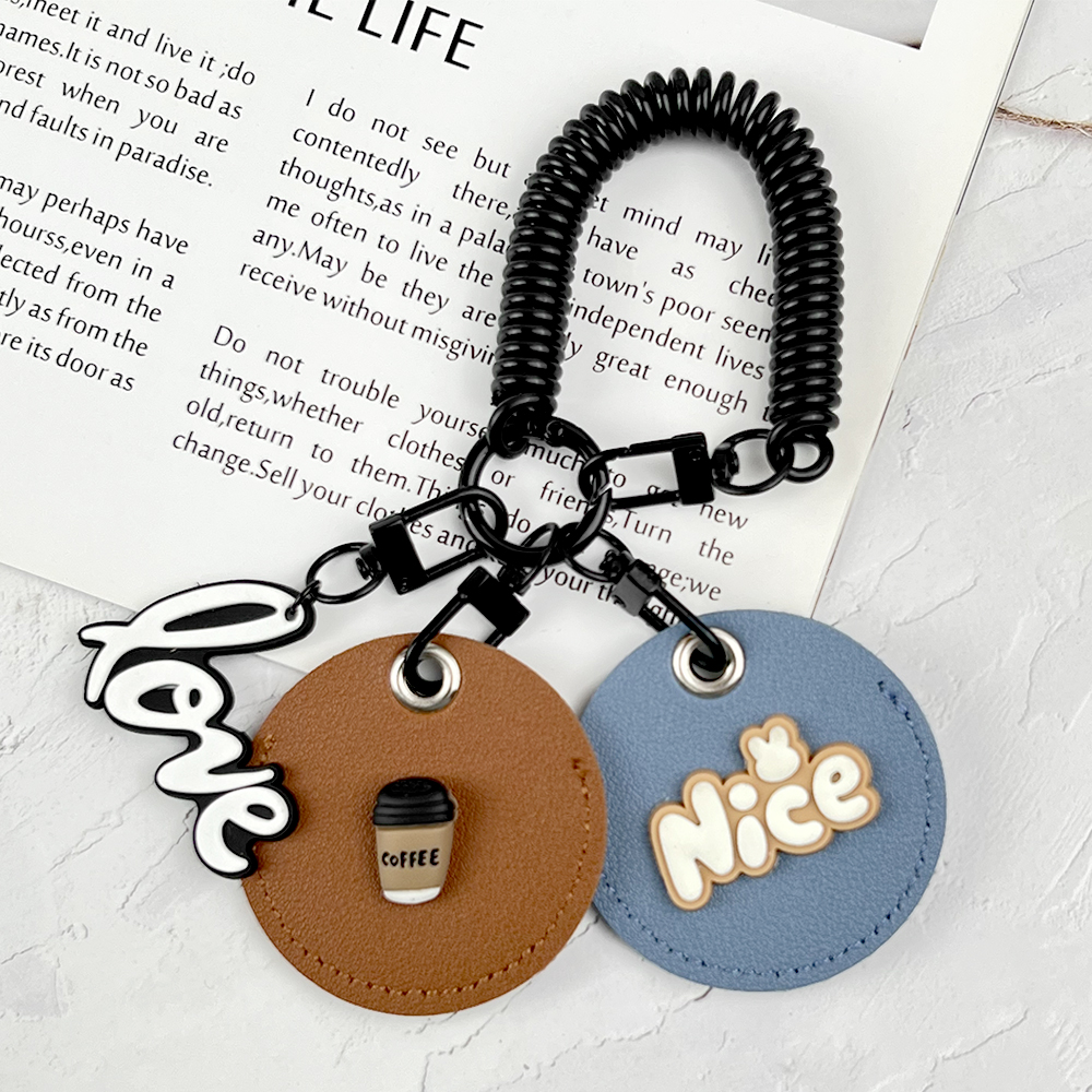 Coffee Lover Leather Sensor Card Holder, , large