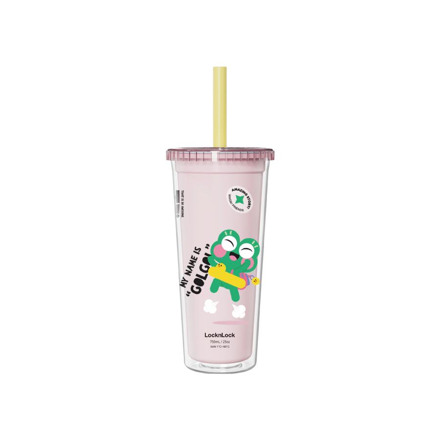 LL funny pearl milk tea cup 750ml, , large
