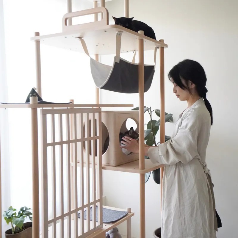 【paipaipets】Bien Bien Cat Tree - Observation Platform, , large