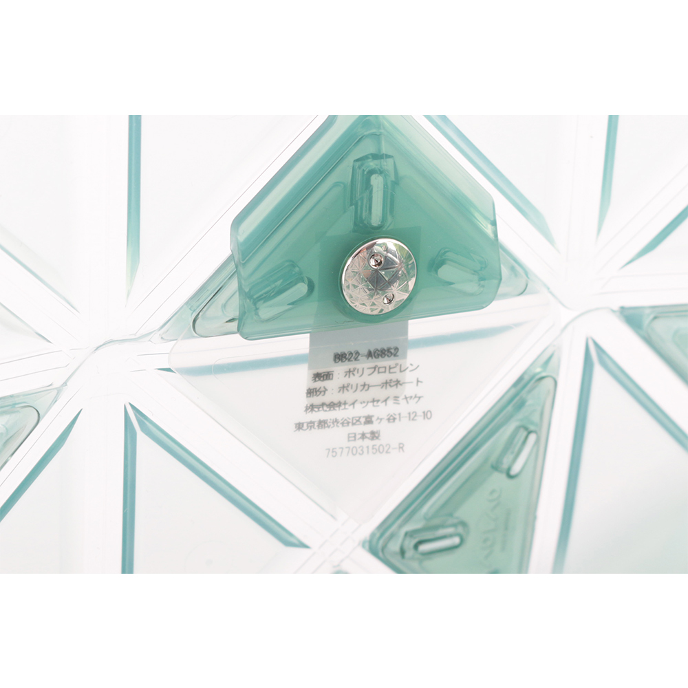 ISSEY MIYAKE BAO BAO DAZZLE 4X6 透明果凍手提包/湖水綠, , large