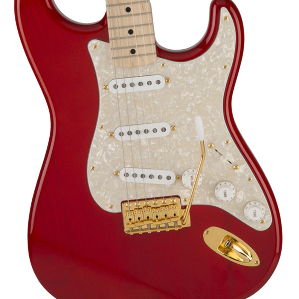 Fender SCANDAL MAMI STRAT MN RED 電吉他 簽名款【敦煌樂器】, , large