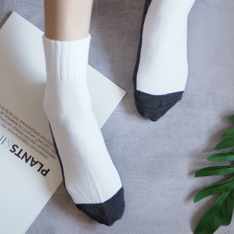 [Kaimei Cotton] 8 pairs of MIT Taiwan-made antibacterial and deodorizing pure cotton student socks, , large