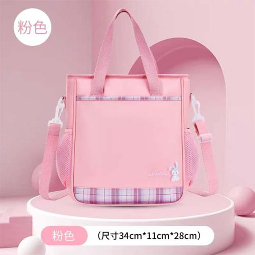 New elementary school backpack, crossbody/handbag, pink, , large
