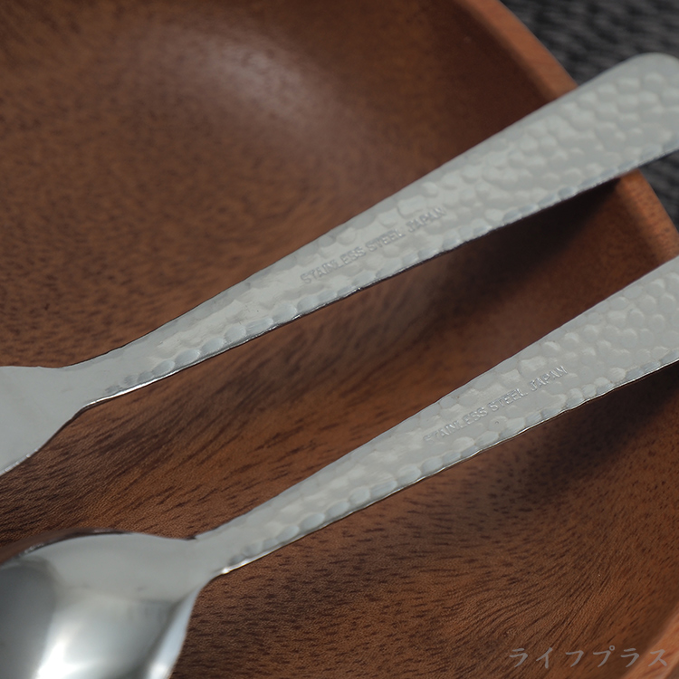 日本製燕匠鎚目咖啡匙/水果叉組-2組, , large