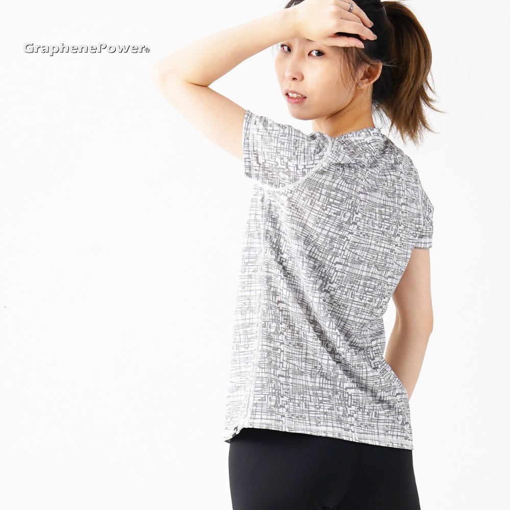 [GraphenePower] 石墨烯散熱速乾涼感圓領短袖-男款/白色L, , large