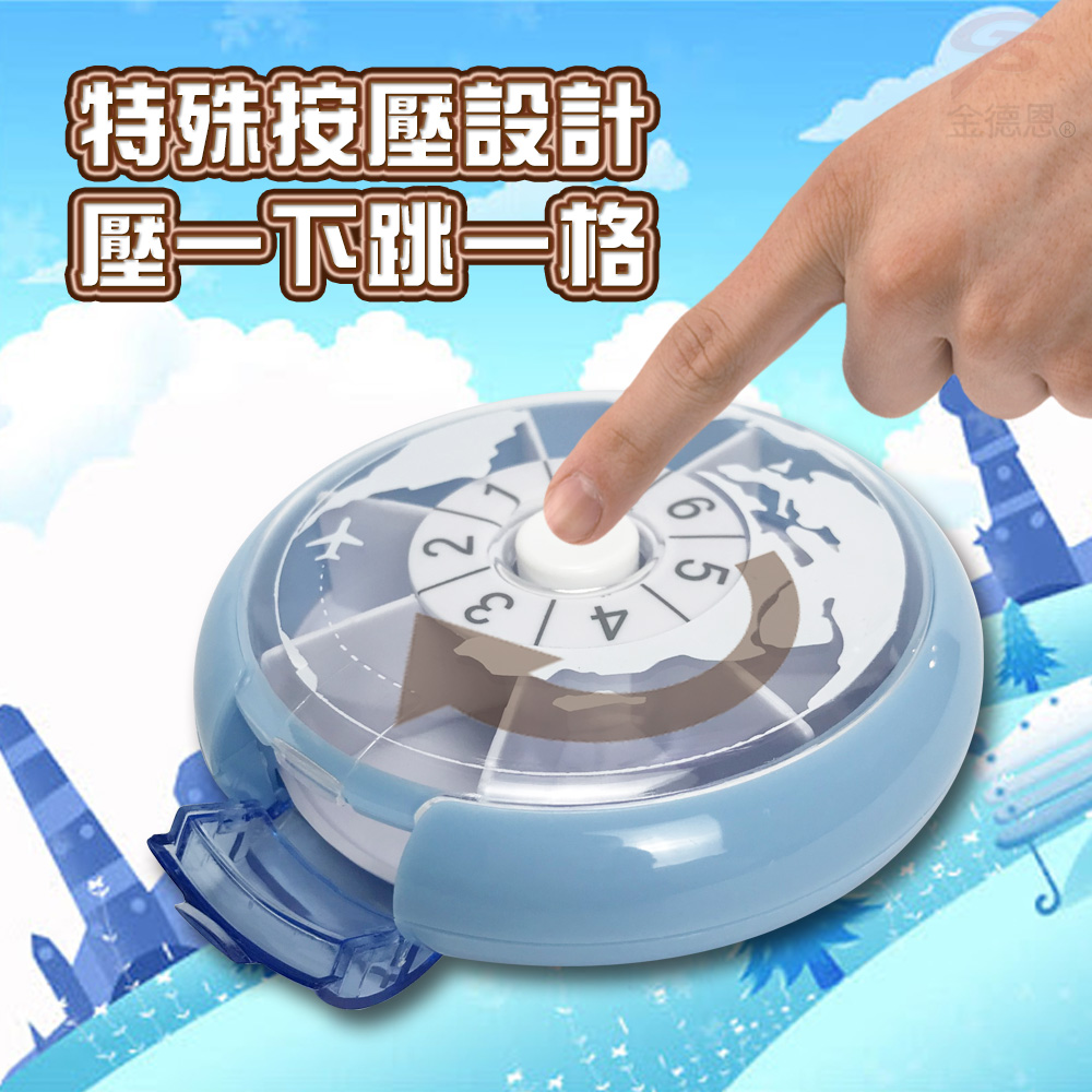GS MALL 台灣設計 旋轉式7格保健藥盒 藥盒 旋轉式藥盒 7格藥盒 旋轉藥盒 7格保健藥盒 保健藥盒, , large