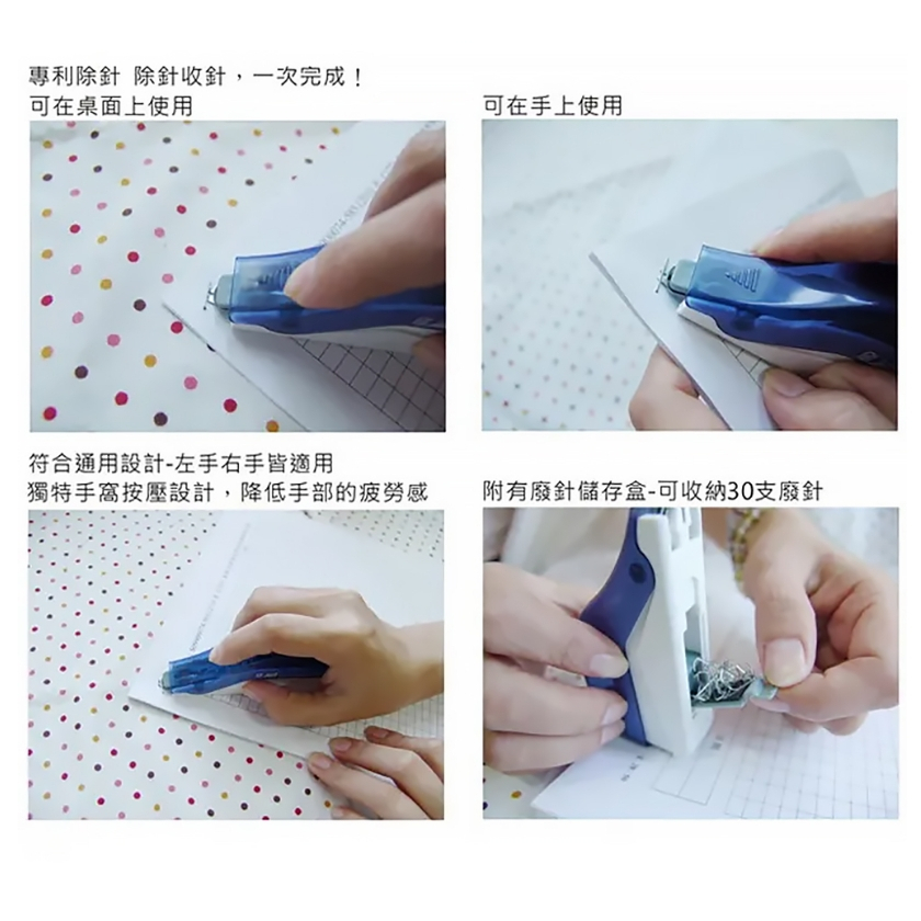 力大牌ABEL  SR-01事務輕巧推除針器(01808)桃, , large