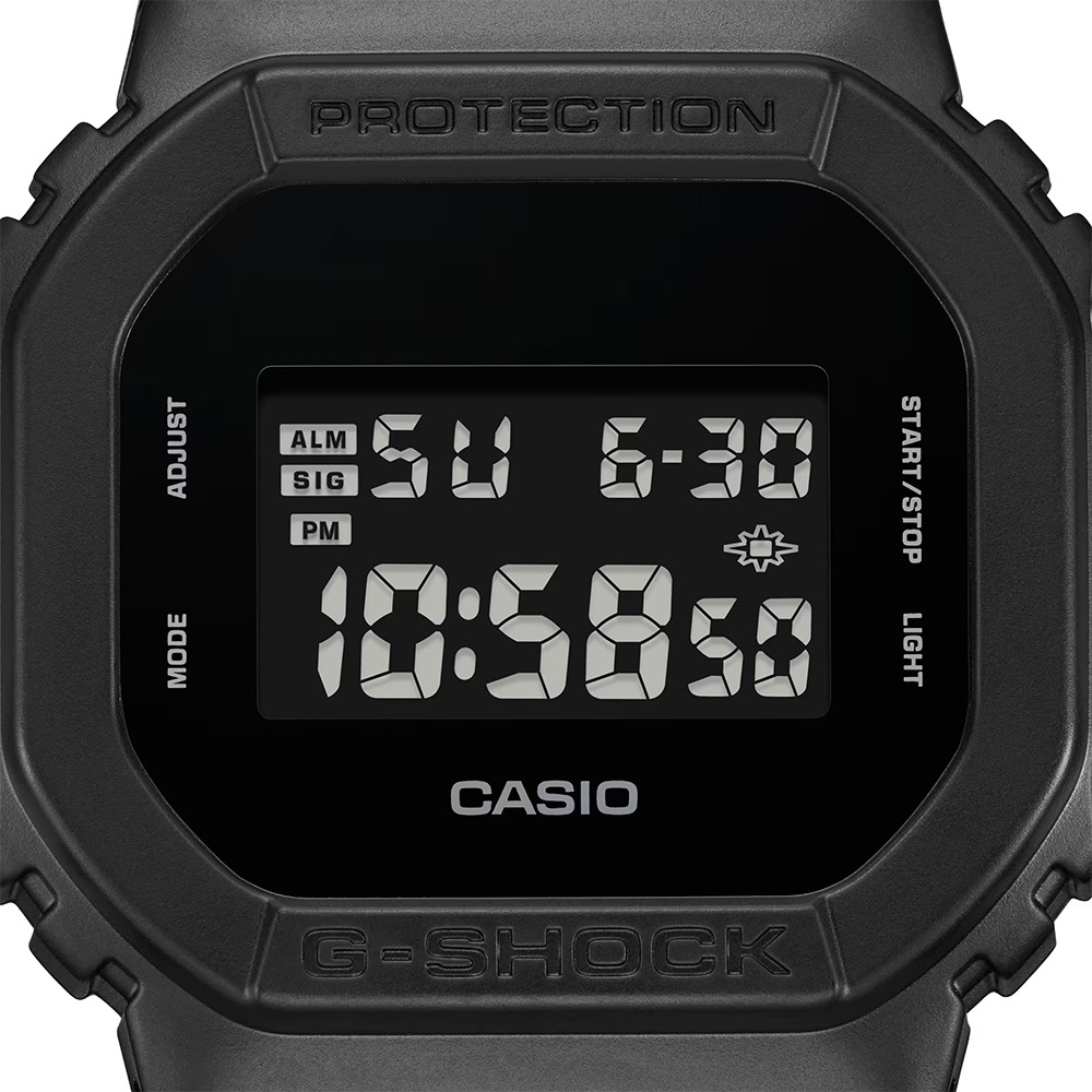 CASIO 卡西歐 G-SHOCK 經典全黑電子錶 學生錶 百搭手錶 DW-5600UBB-1, , large