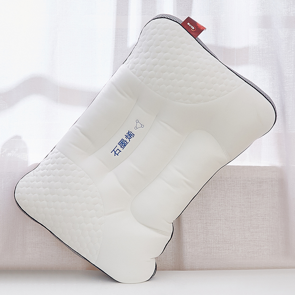 【Galatea 葛拉蒂】量子超導石墨烯乳膠枕2入 送涼感枕頭套2入, , large