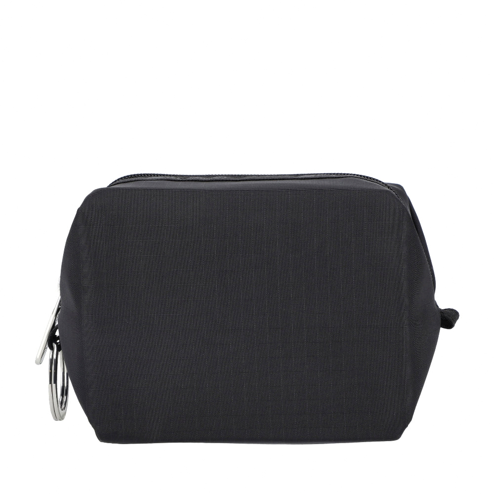 Lesportsac Small Zip Pouch 拉鍊收納包 化妝包 盥洗包 送禮 推薦(永恆黑), , large