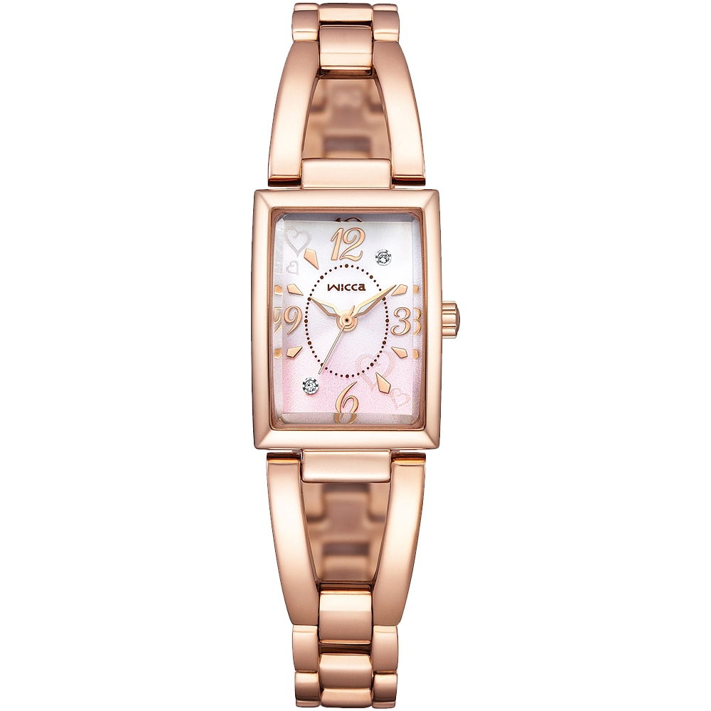 CITIZEN 星辰 Wicca 公主系列 台灣限定款 太陽能女錶 KF7-562-91, , large