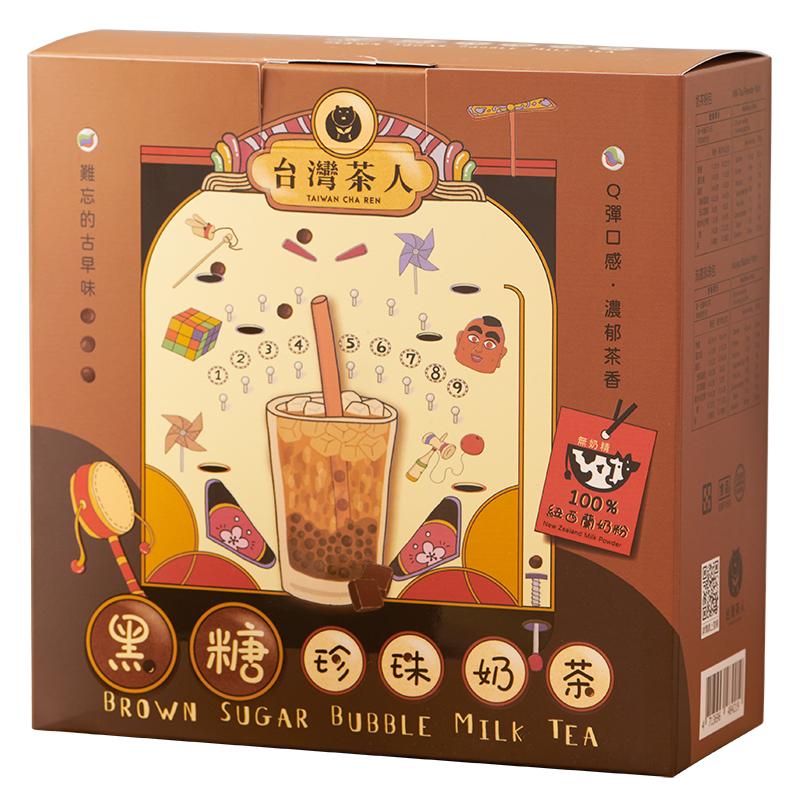 台灣茶人 黑糖珍珠奶茶 家樂福線上購物