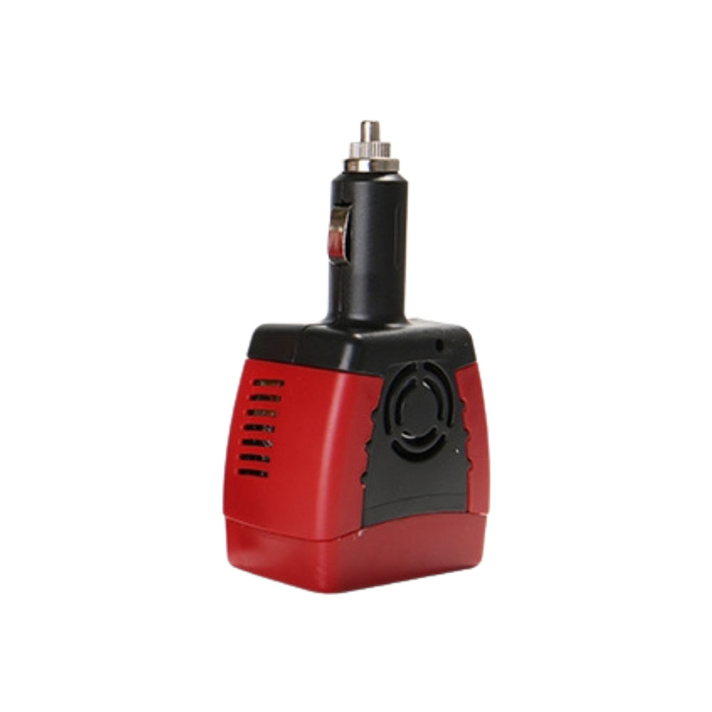 150W Car Socket Transformer 12V to 110V - USB 2.1 with Red Edge, , large