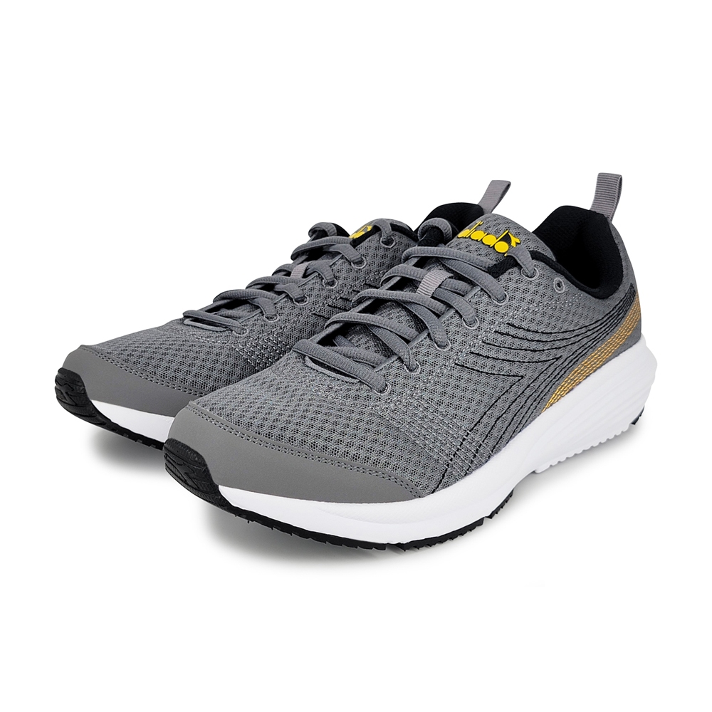 DIADORA迪亞多那 義大利進口 輕量運動慢跑鞋 EASY RUN 男運動鞋 男鞋 透氣 吸震鞋墊 藍 灰金 灰白 綠, , large